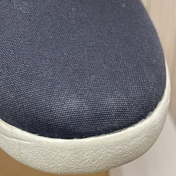 Lands End Womens Blue Slip On Loafer Canvas Comfort Flats 361804 Sz 9M - Picture 8 of 11